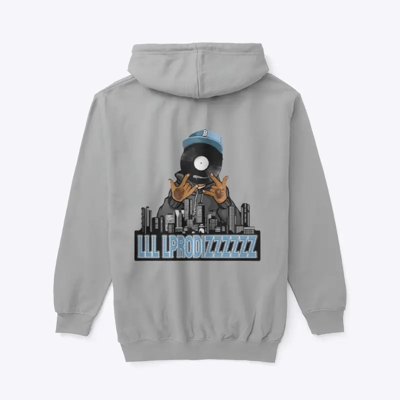 Blue Lproduct Zip Hoodie 